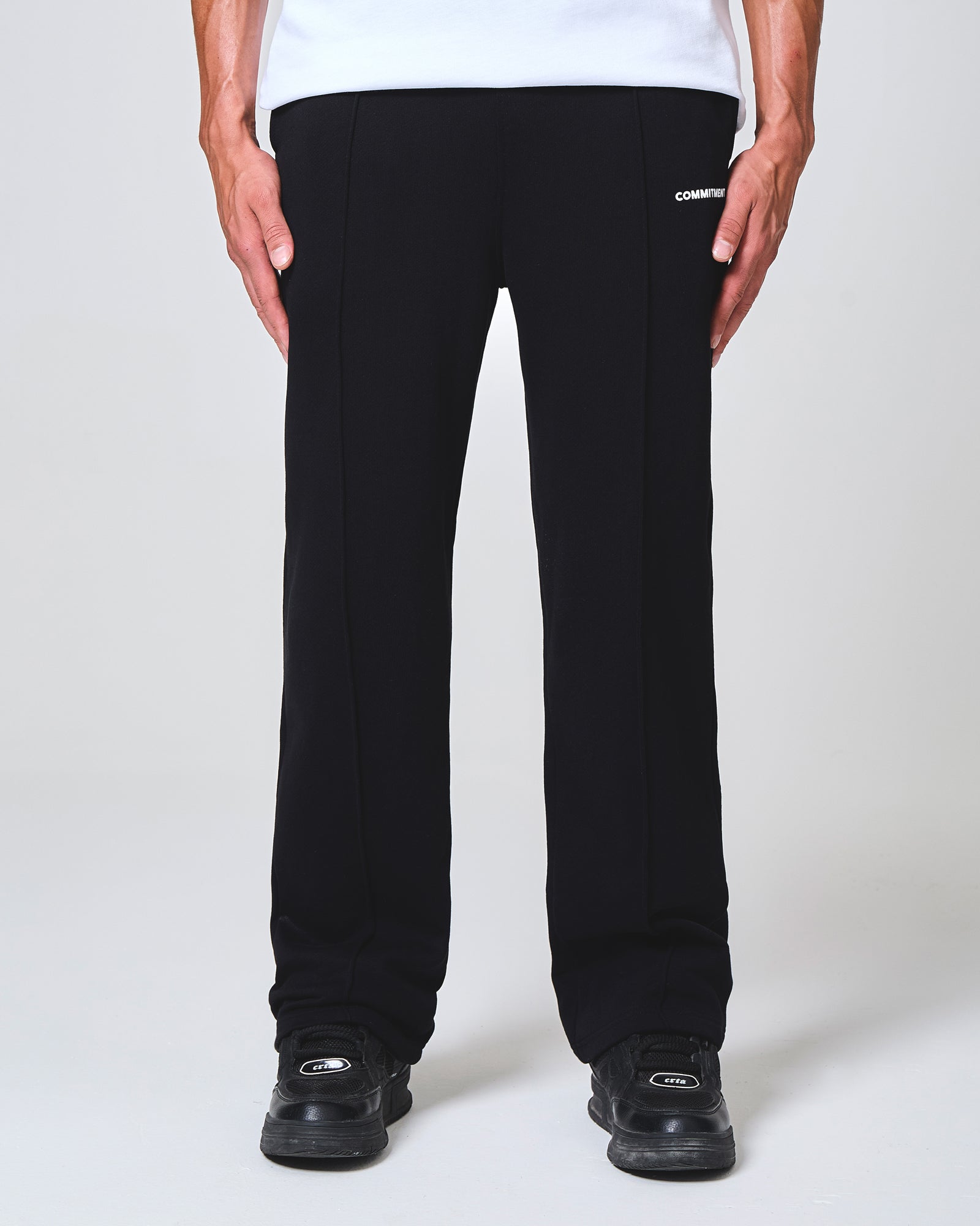 Pleated Sweatpant - Black