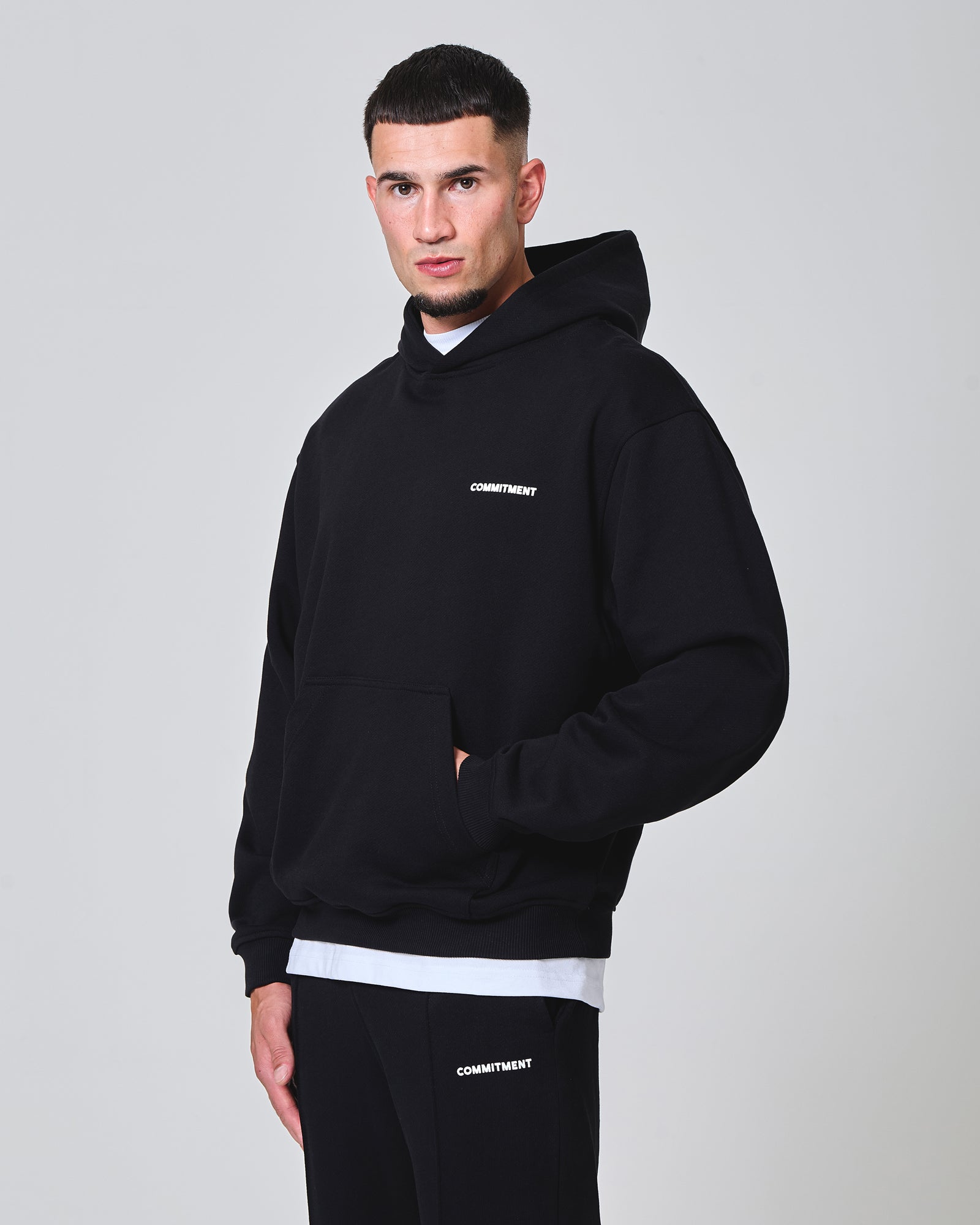 Script Hoodie - Black