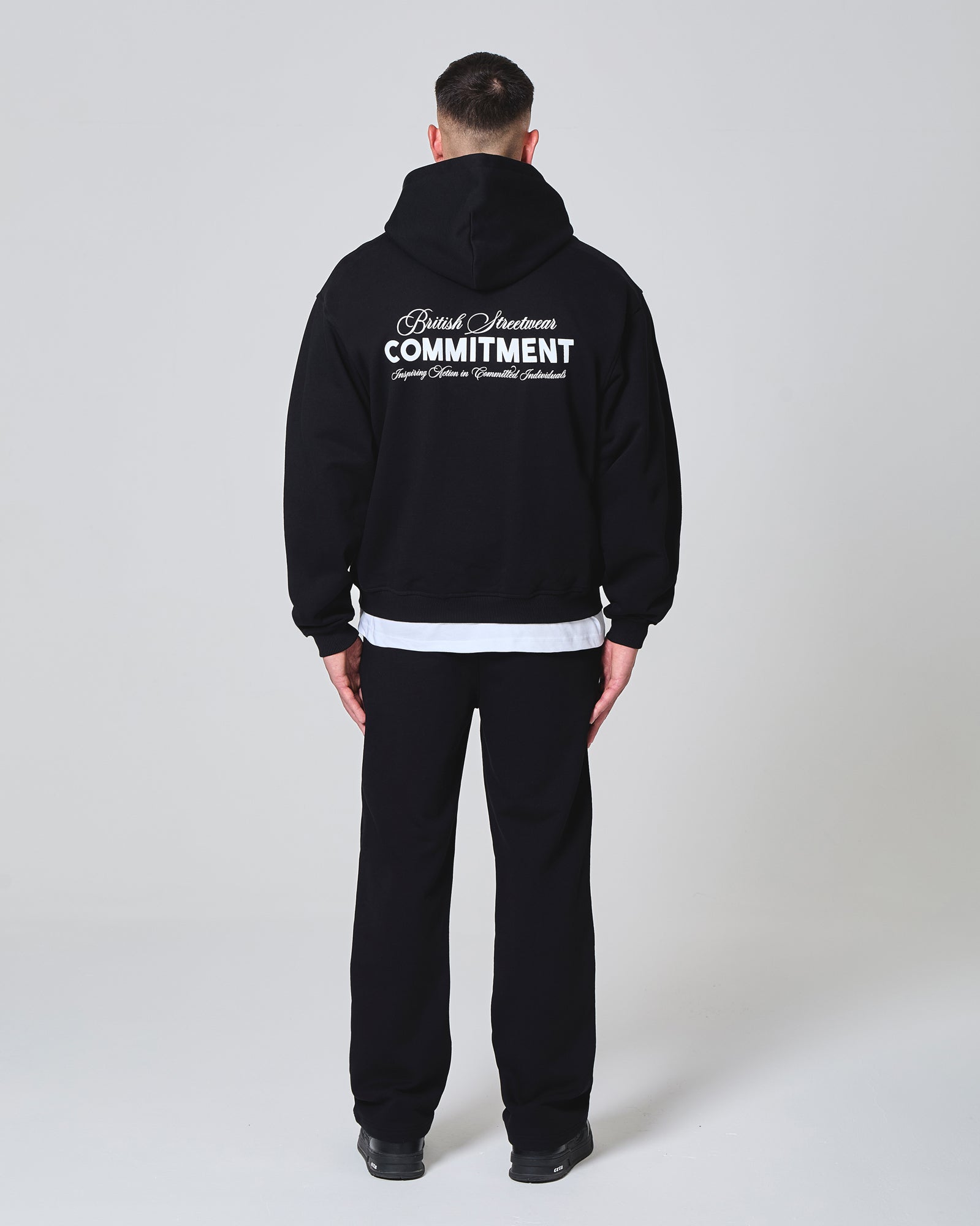 Script Hoodie - Black