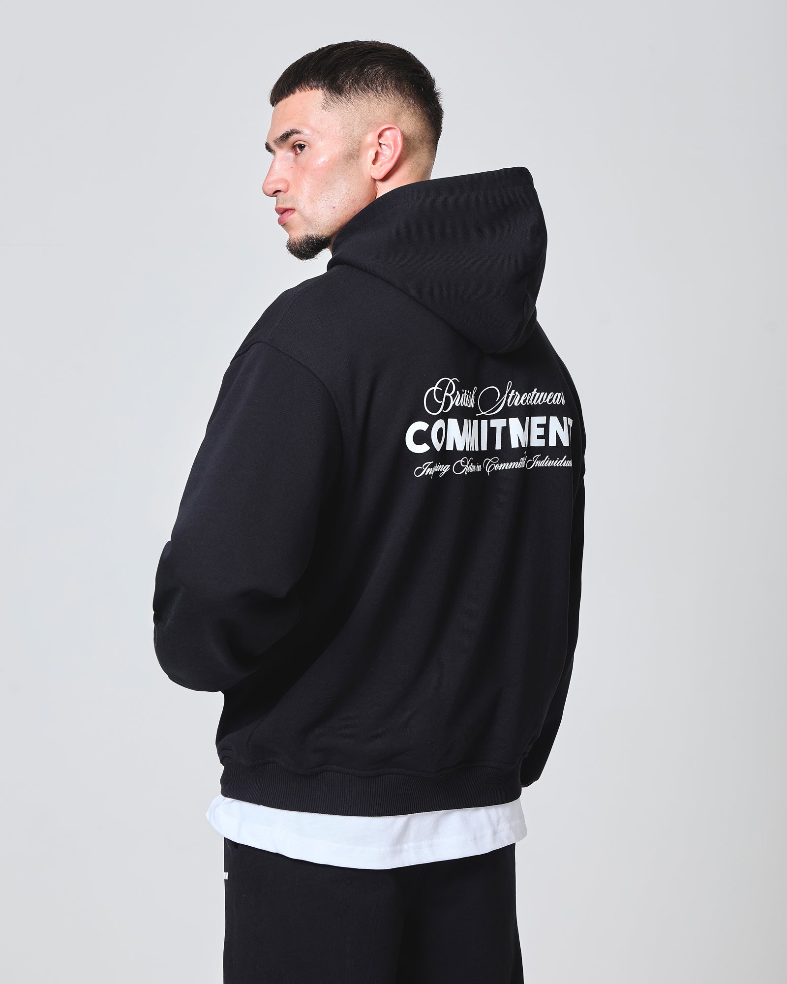 Script Hoodie - Black