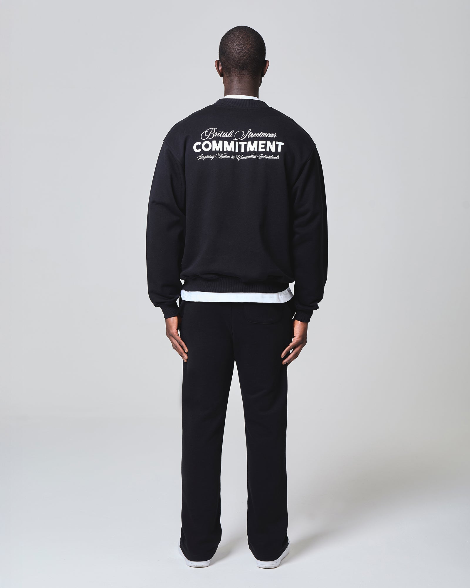 Script Sweatshirt - Black