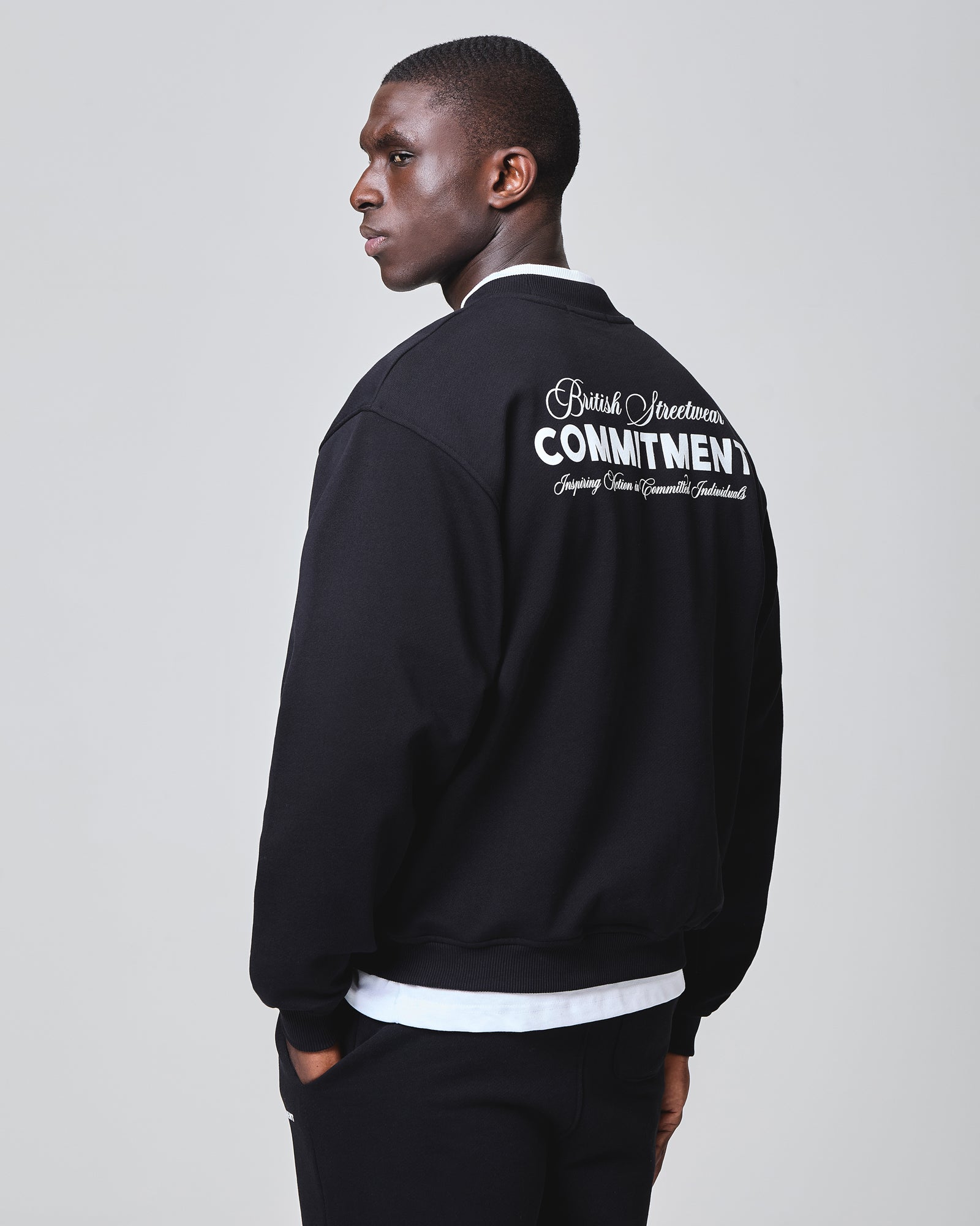 Script Sweatshirt - Black