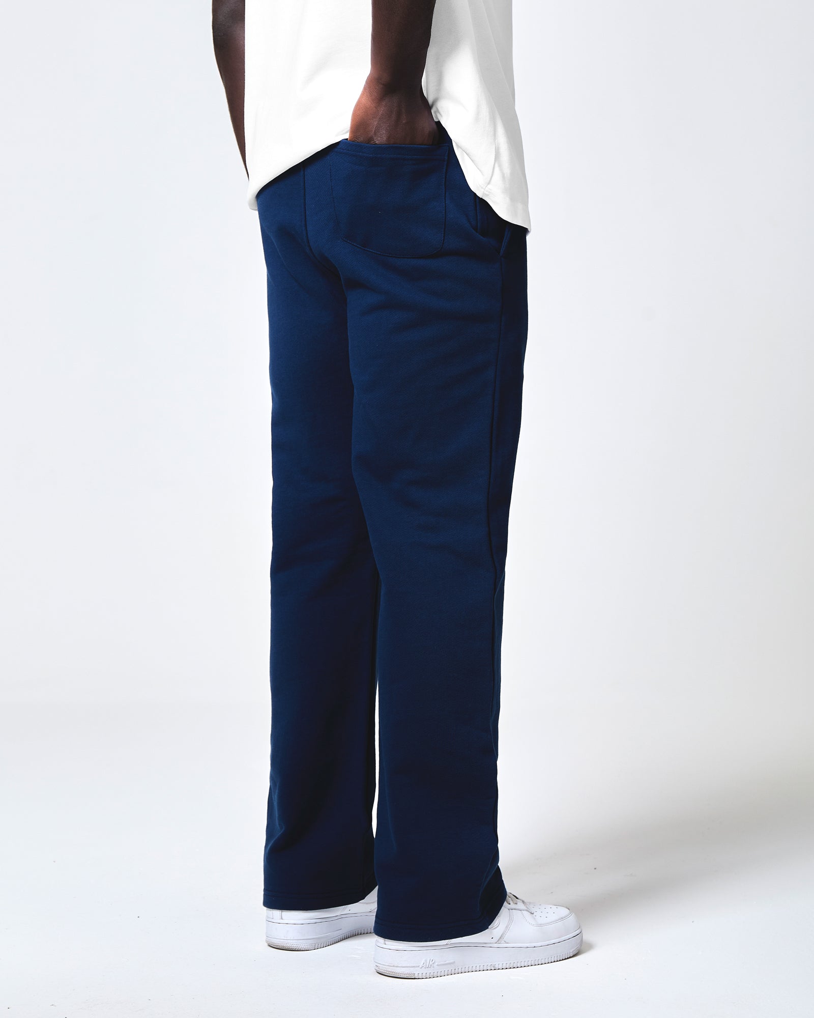 Pleated Sweatpant - Petrol Blue