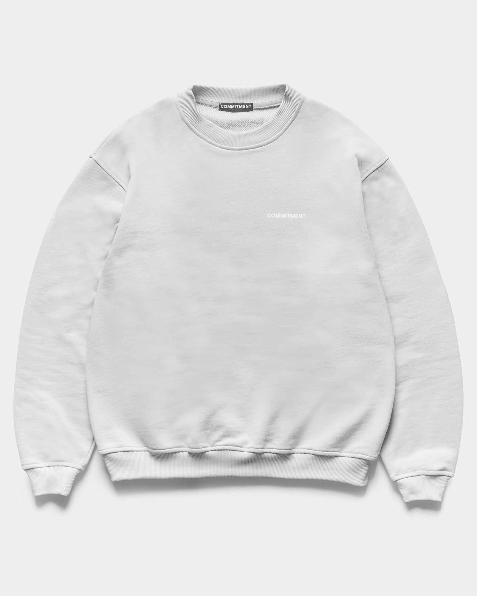 Script Sweatshirt - Stone Grey