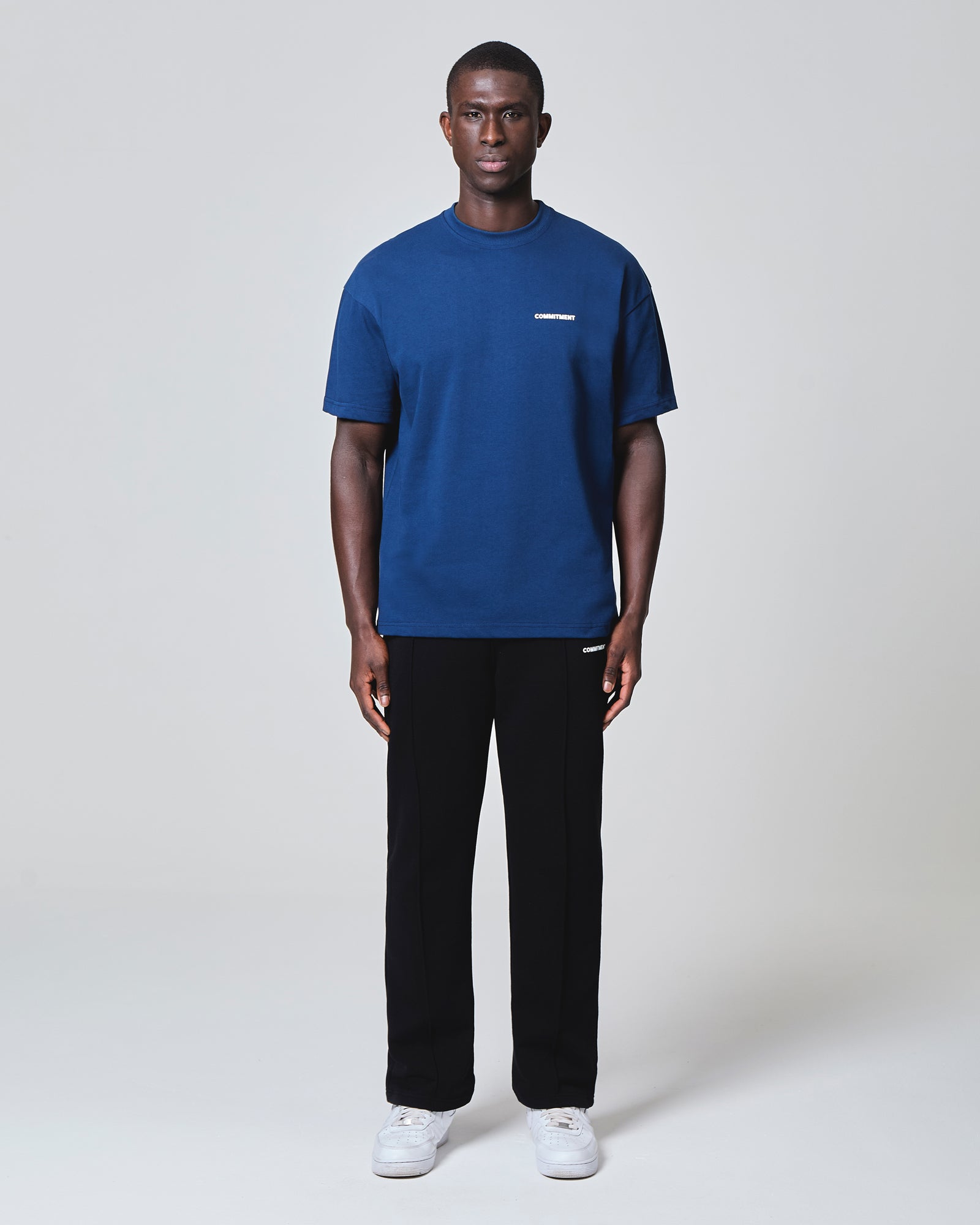 Script T-shirt - Petrol Blue