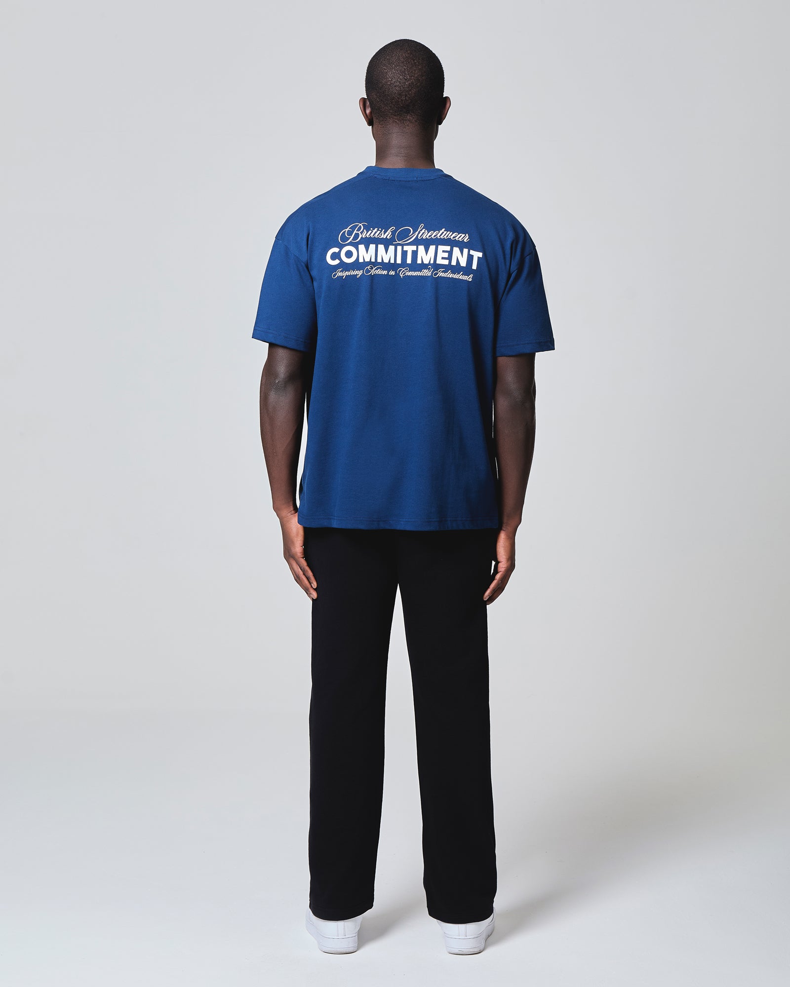 Script T-shirt - Petrol Blue