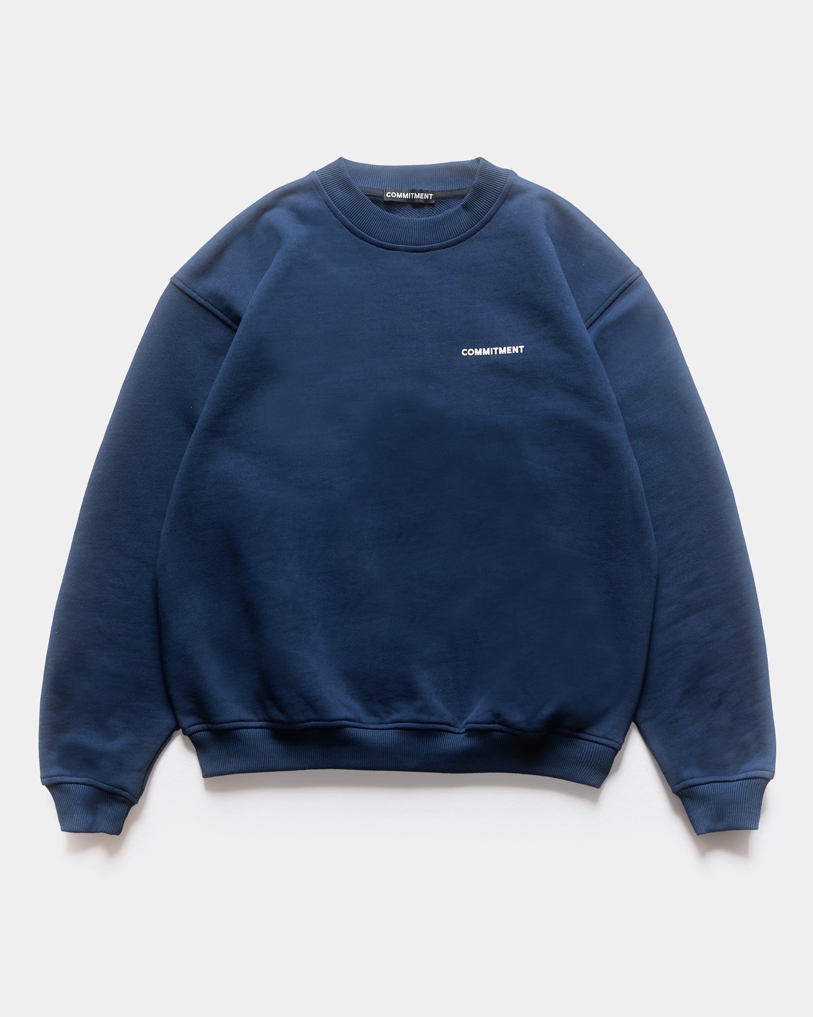 Script Sweatshirt - Petrol Blue