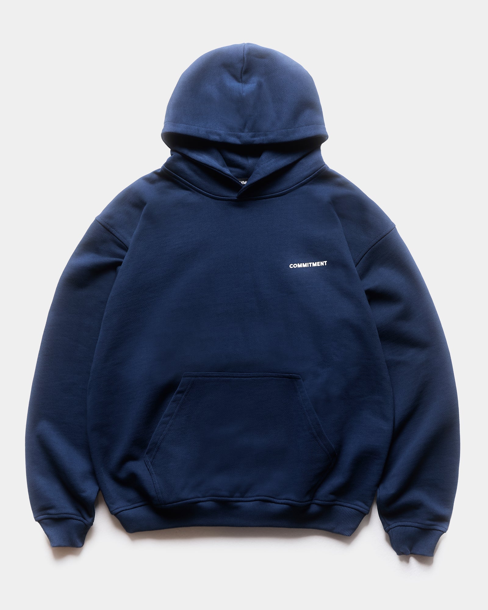 Script Hoodie - Petrol Blue